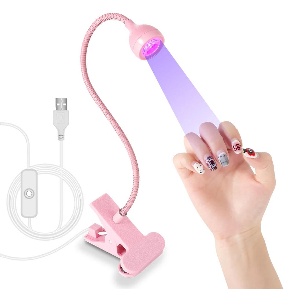 Exposure Unit Uv - Nagel-LED-UV-Lampe zum Trocknen von Gel-Nagellack, Clip-On,