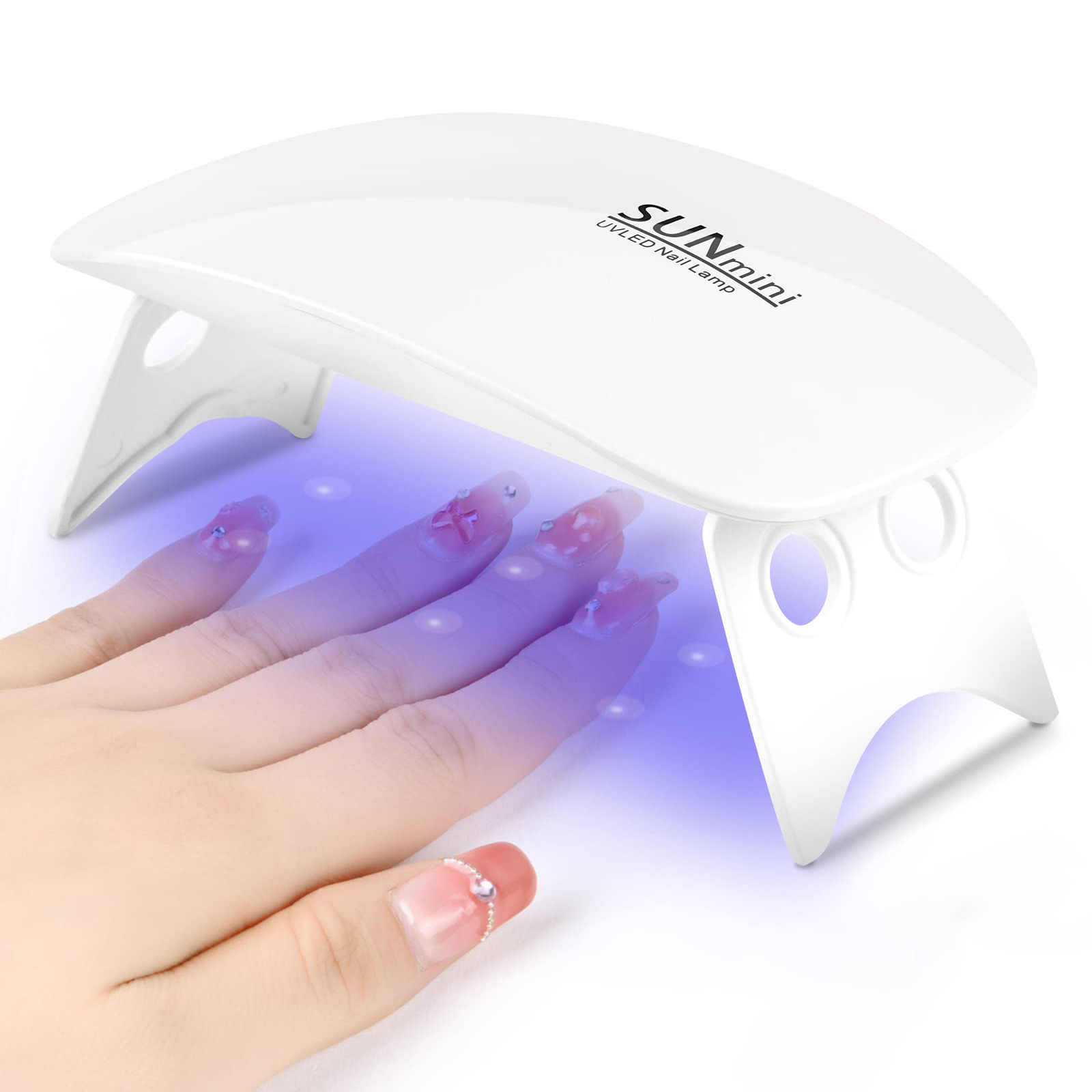 Exposure Unit Uv - Tragbare 6 LED UV-Nagellampe 6W Mini-Nageltrockner