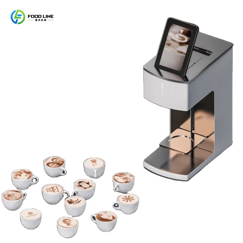Commercial Printing Press Machine - Kundenspezifischer 3D-Hochauflösungs-Kaffee-Kunstdrucker, kommerzielle Cappuccino-, Stout-Bier- und