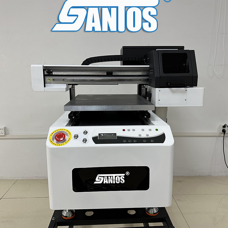 Commercial Printing Factory - Fabrikpreis, digitaler 40-50-Modell-Flachbett-UV-Drucker, CMYK+W+V, bunter universeller