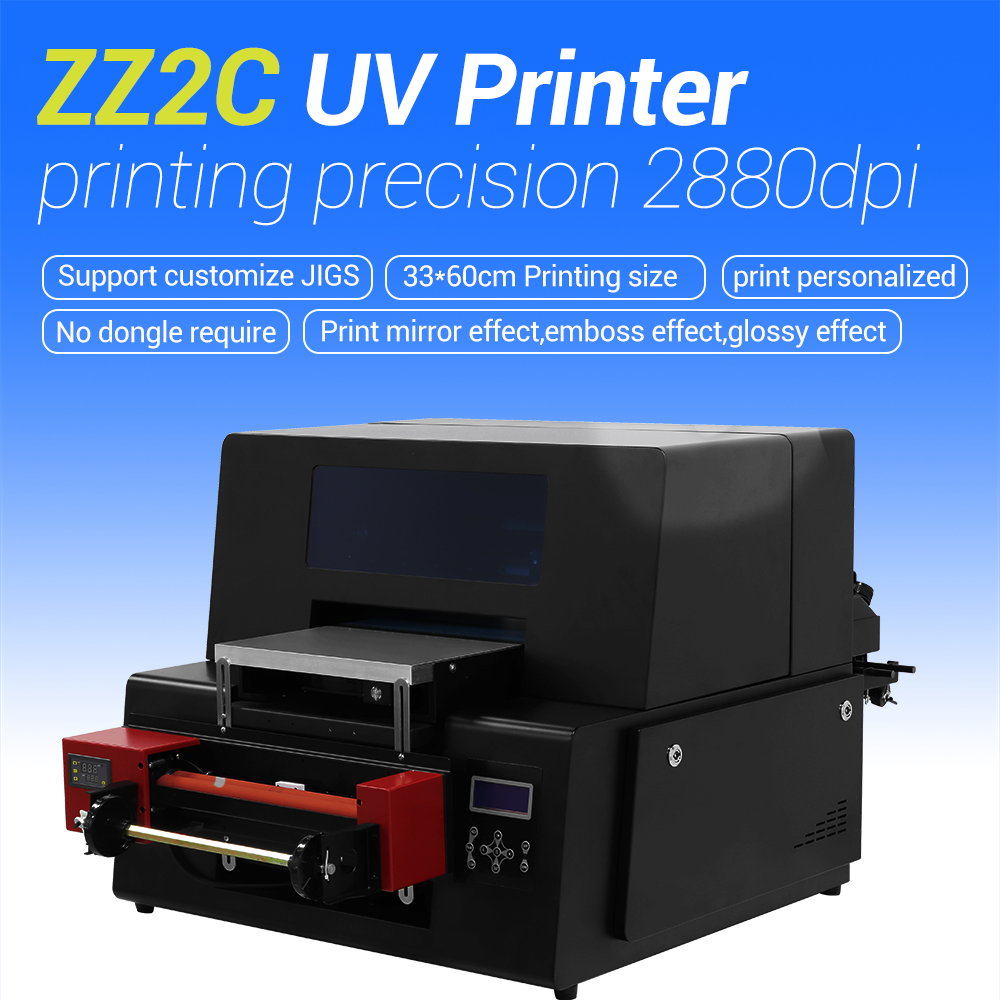 Commercial Printing Network - Refinecolor Flachbett-Rollen-UV-Drucker mit integrierter 3D-Prägung, CMYK,