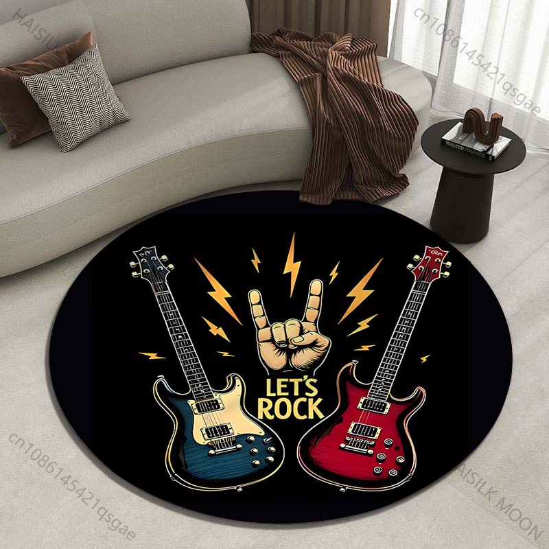 Commercial Printing Icon - Traumhafte Rockgitarren und ikonische Gesten bedruckter