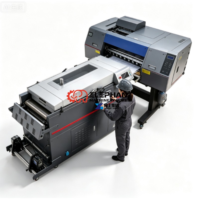 Commercial Printing Press Machine - Kommerzieller DTF PET-Folien-Drucker mit passender Heißpresse