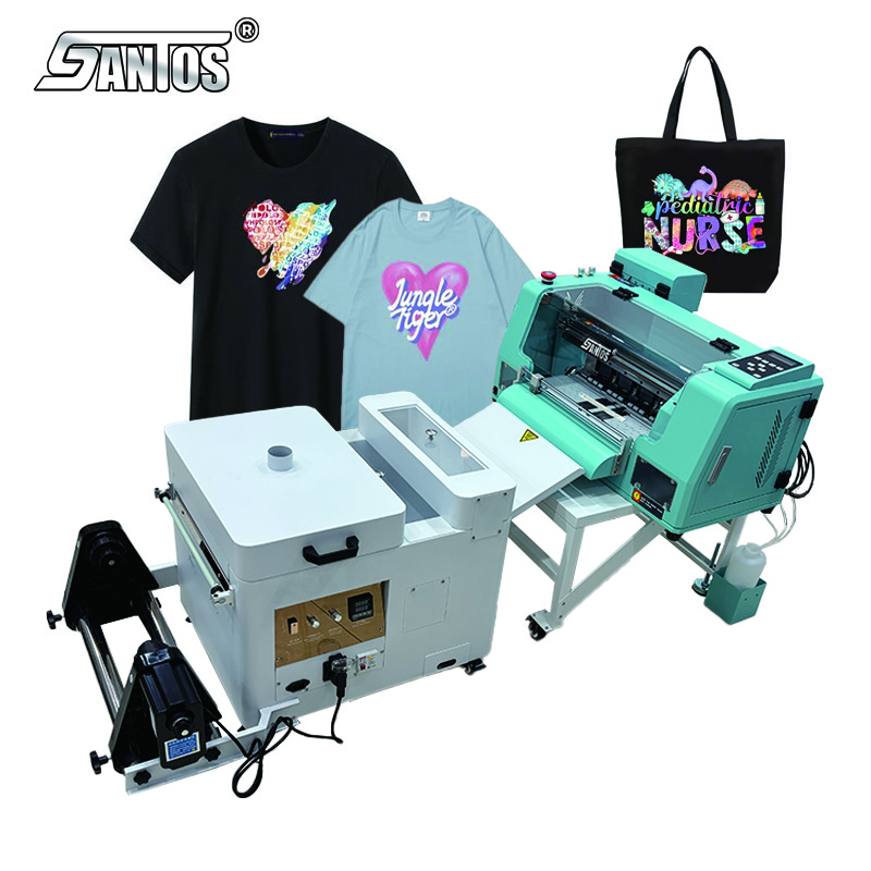 Commercial Printing Machine For Shirts - Günstiger Digitaldrucker A3-Format CMYK+W DTF-Drucker Direkt-auf-Film