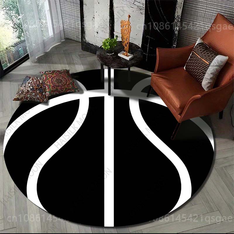 Commercial Printing Icon - Mehrere Größen, Basketball-Icon, schwarzes Design, bedruckter