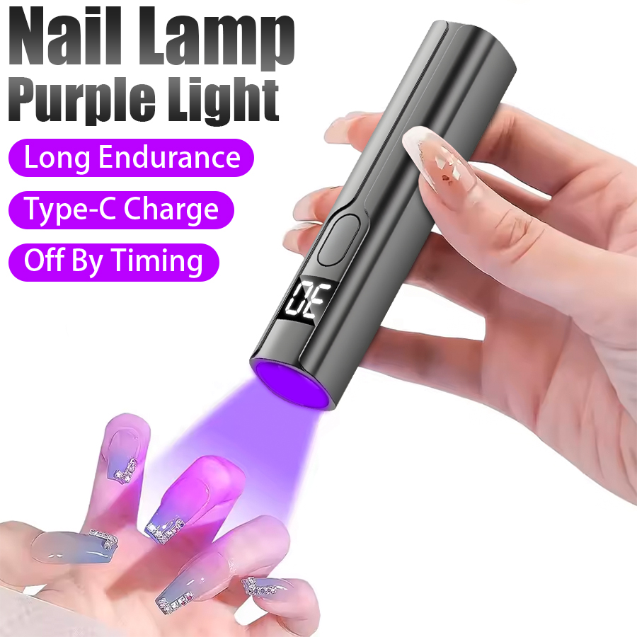 Exposure Unit Uv - Professioneller Nagel-UV-LED-Lampen-Schreibtisch mit Display, wiederaufladbar, tragbar,