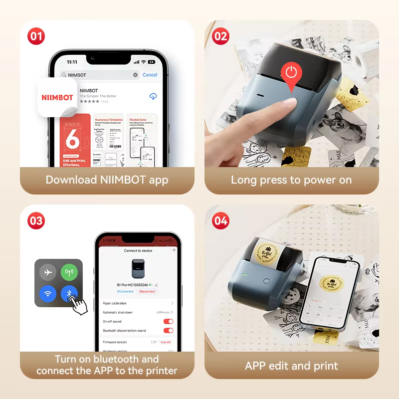 Niimbot B1/B1PRO Etikettendruc – Commercial Printing Network Bewertung und Preis