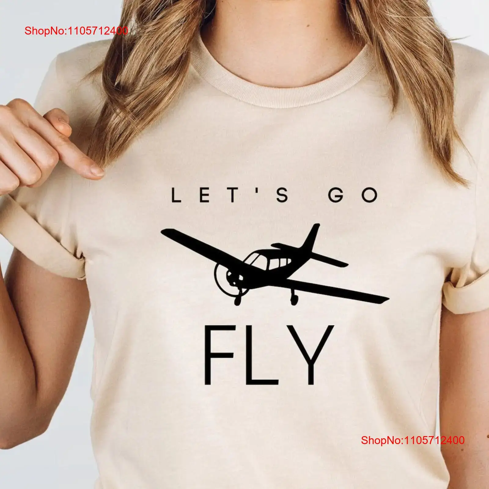 Lets Go Fly Low Wing Airplane  – Commercial Shirt Printing Bewertung und Preis