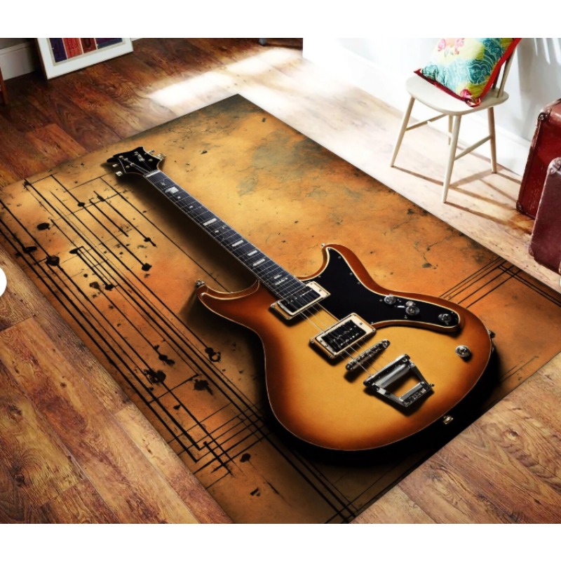 Gitarren-Druck, Musik-Themen-T – Commercial Printing Icon Bewertung und Preis