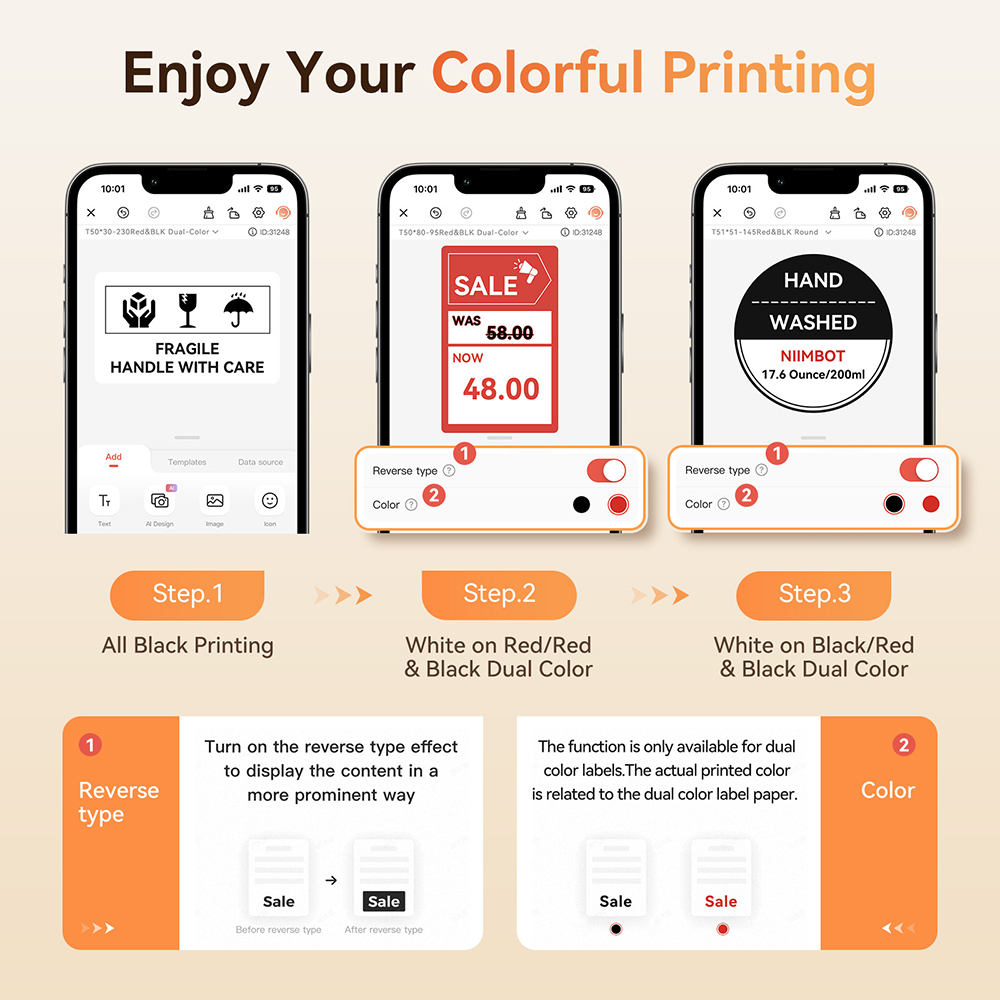 Niimbot B21 PRO Rot-Schwarzer  – Commercial Printing Network Bewertung und Preis