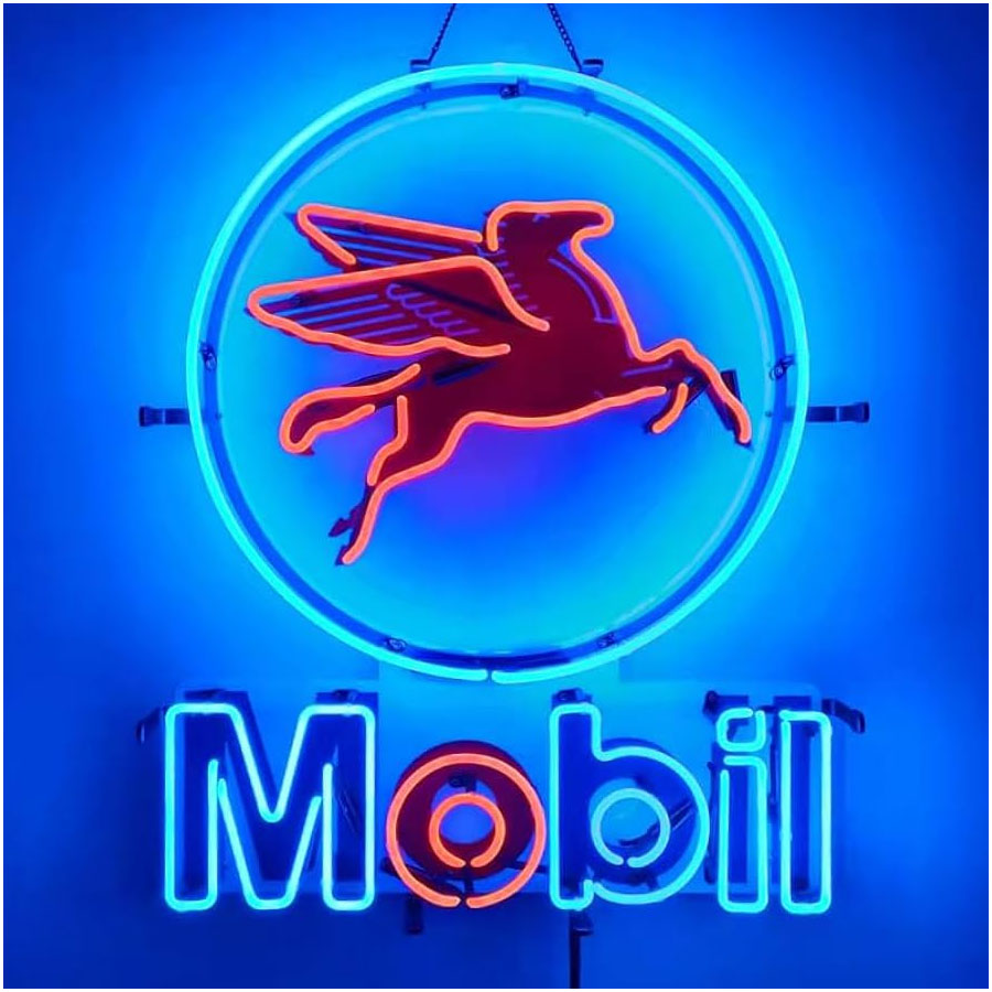 Neon-Schild Echtes Glas für Ga – Commercial Printing Icon Bewertung und Preis