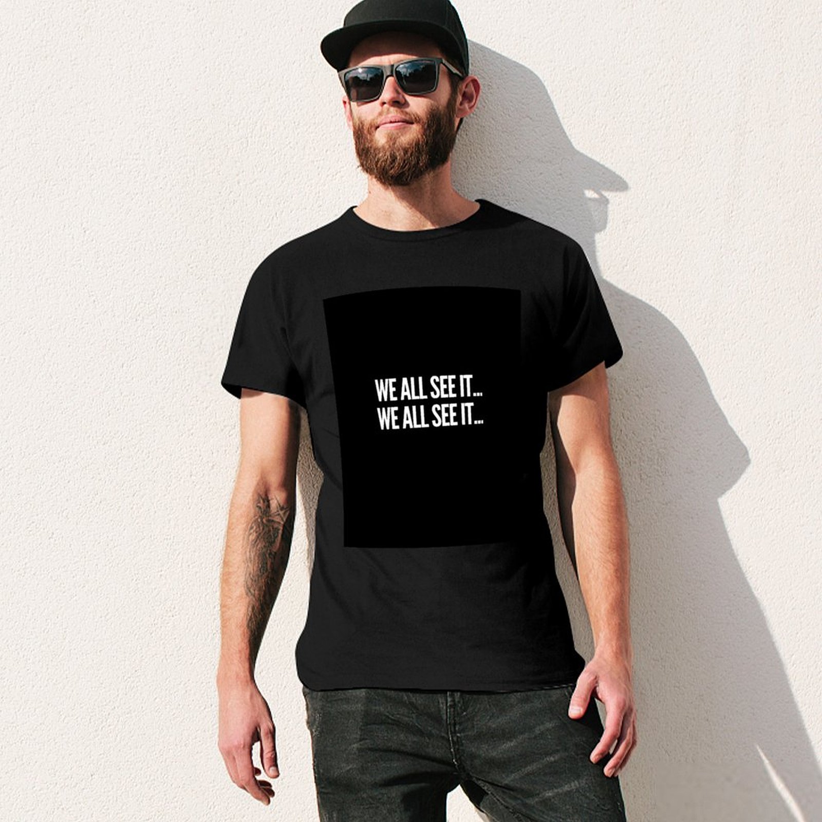 Wir sehen es alle. Wir sehen e – Commercial Shirt Printing Bewertung und Preis